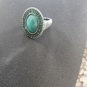 Vintage-Inspired Silver and Turquoise Ring